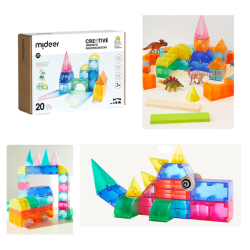 Magnetic building blocks 20 pieces