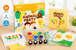 Finger Painting Animal Party