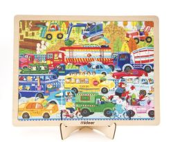 Bewegter Betrieb Puzzle 100 Teilchen