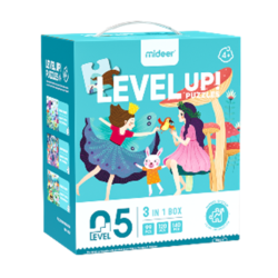 LEVEL UP! 05 - Magiczny świat puzzle 3w1 wersja 2022