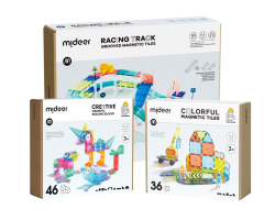 VELKÁ SADA MAGNETICKÝCH STAVEBNIC