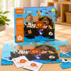 Double-Sided Noah's Ark Puzzle 2-in-1 24 pieces