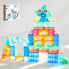Mágneses építőkocka 46 db