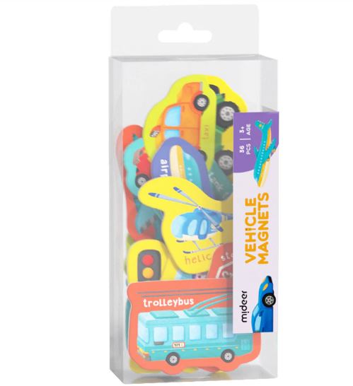 Magnesy Samochody 36 szt.