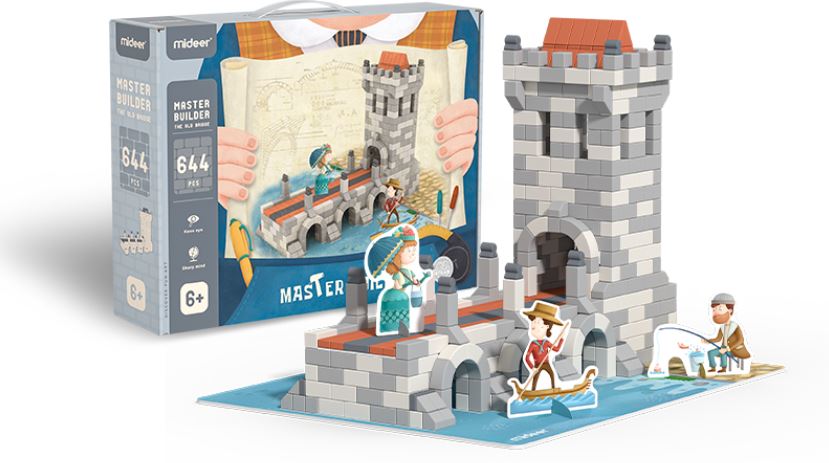 My first build Medieval bridge, 644 pieces